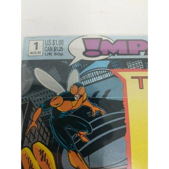 FLY Inaugural issue #1 MPACT COMIC NEWSSTAND STRAZEWSKI PAROBECK BIGLEY 1991 - Picture 5 of 6